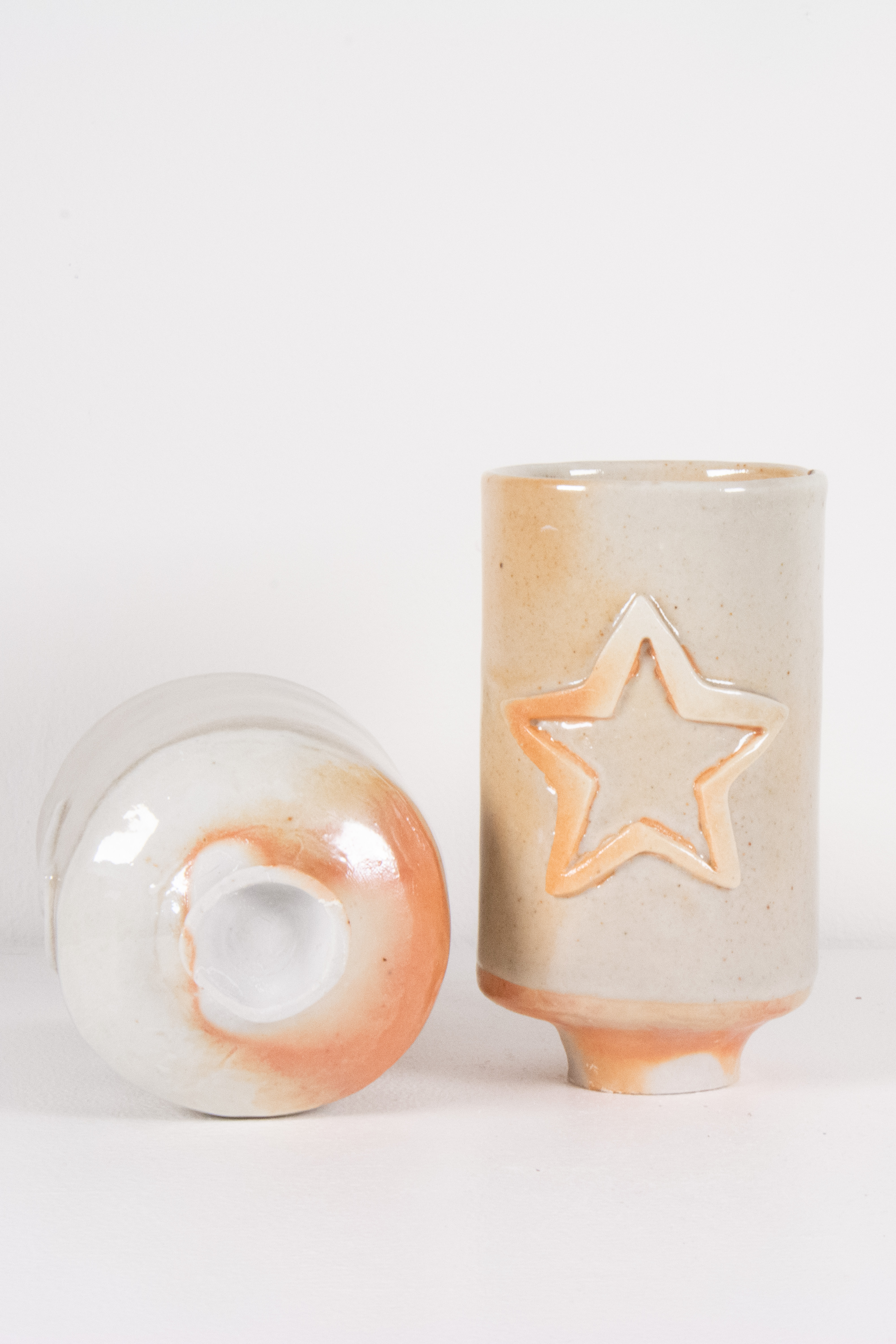 Wood-fired Porcelain Cups